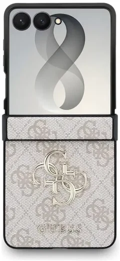 Guess Samsung Galaxy Z Flip 8 Hoesje Big 4G Logo Back Cover Roze afbeelding 2