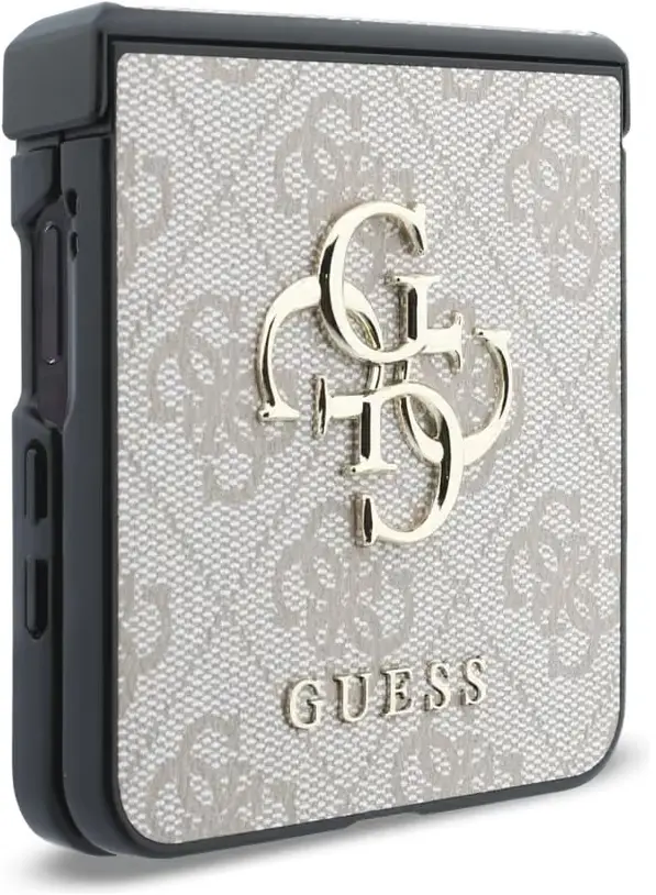 Guess Samsung Galaxy Z Flip 8 Hoesje Big 4G Logo Back Cover Roze afbeelding 4