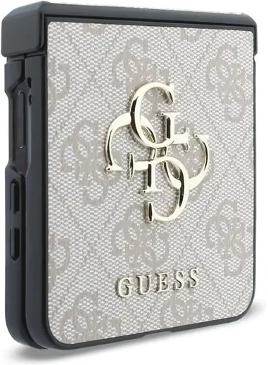 Guess Samsung Galaxy Z Flip 8 Hoesje Big 4G Logo Back Cover Roze afbeelding 4