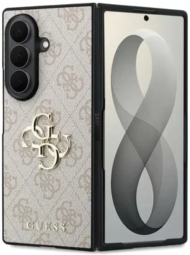 Guess Samsung Galaxy Z Fold 8 Ultra Hoesje Big 4G Logo Back Cover Roze