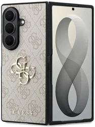 Guess Samsung Galaxy Z Fold 8 Ultra Hoesje Big 4G Logo Back Cover Roze afbeelding