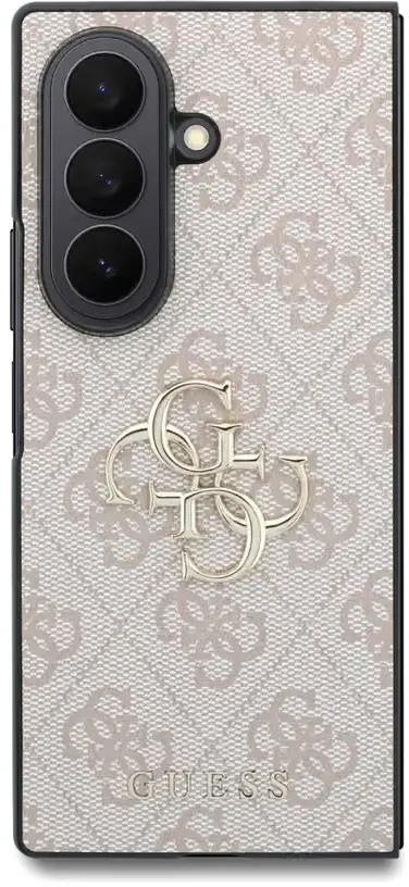 Guess Samsung Galaxy Z Fold 8 Ultra Hoesje Big 4G Logo Back Cover Roze afbeelding 2