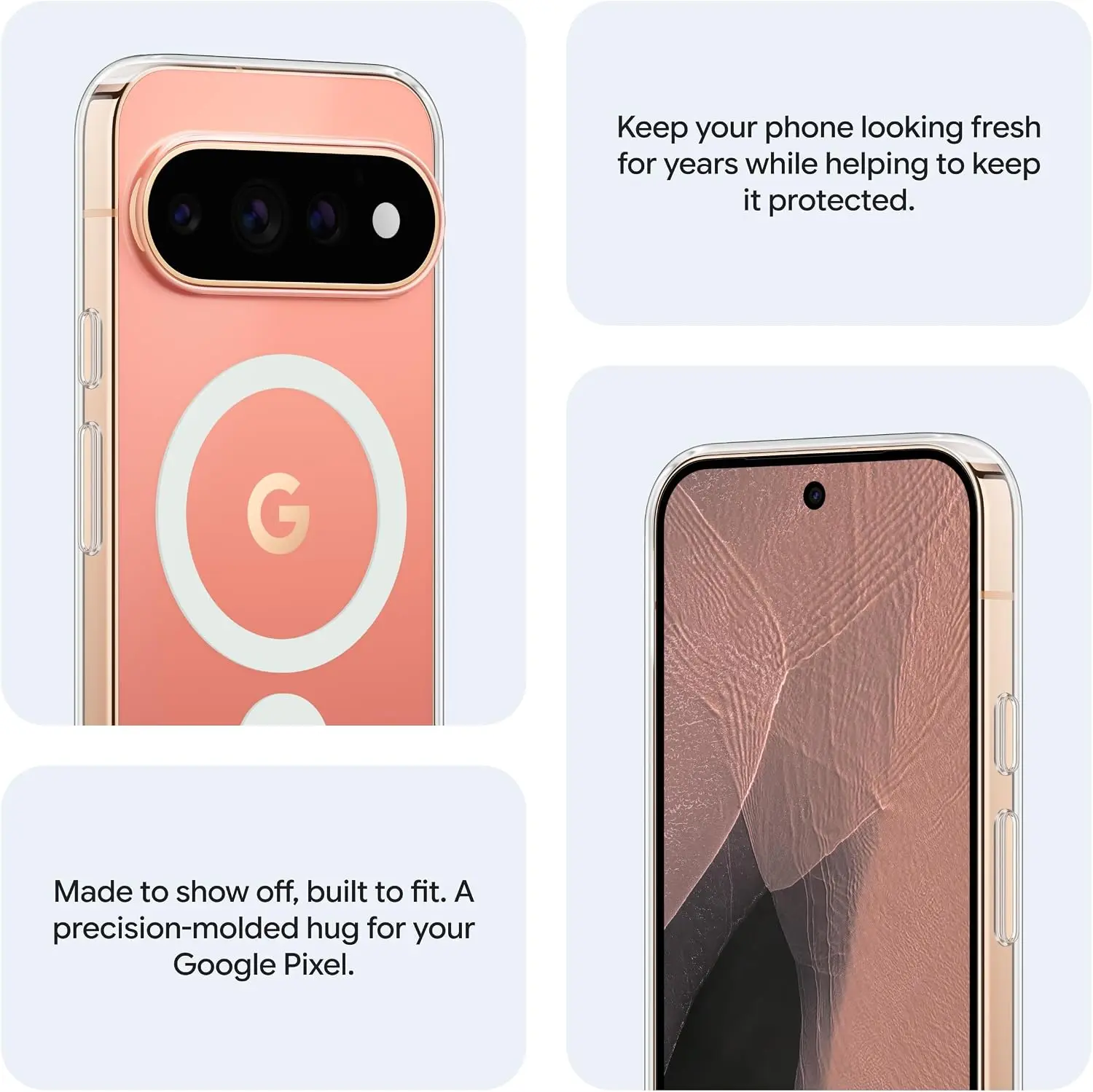 Origineel Google Pixel 11 Pro XL Hoesje PixelSnap Back Cover Transparant afbeelding 4