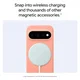 Origineel Google Pixel 11 Hoesje PixelSnap Back Cover Zwart afbeelding 4