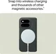 Origineel Google Pixel 11 Pro Fold Hoesje PixelSnap Back Cover Zwart afbeelding 3