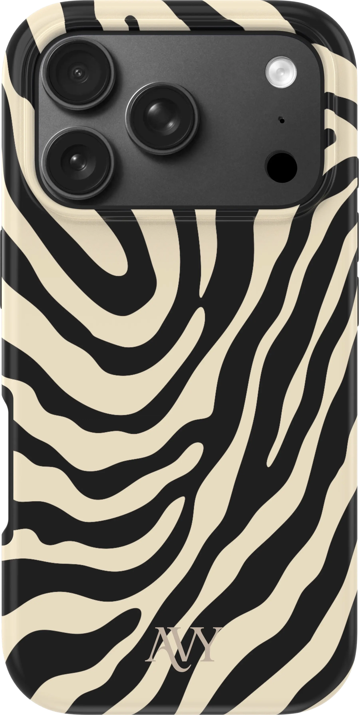 AVY Apple iPhone 18 Pro Hoesje MagSafe Back Cover Serengeti Zebra afbeelding 1
