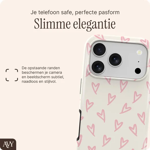 AVY Apple iPhone 18 Pro Hoesje MagSafe Back Cover Cupid Blush afbeelding 5