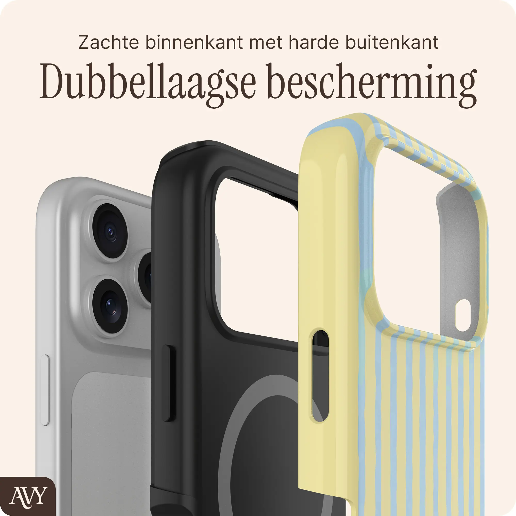 AVY Apple iPhone 18 Pro Hoesje MagSafe Back Cover Lemon Sky afbeelding 2
