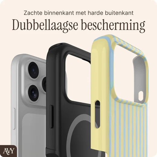 AVY Apple iPhone 18 Pro Hoesje MagSafe Back Cover Lemon Sky afbeelding 2