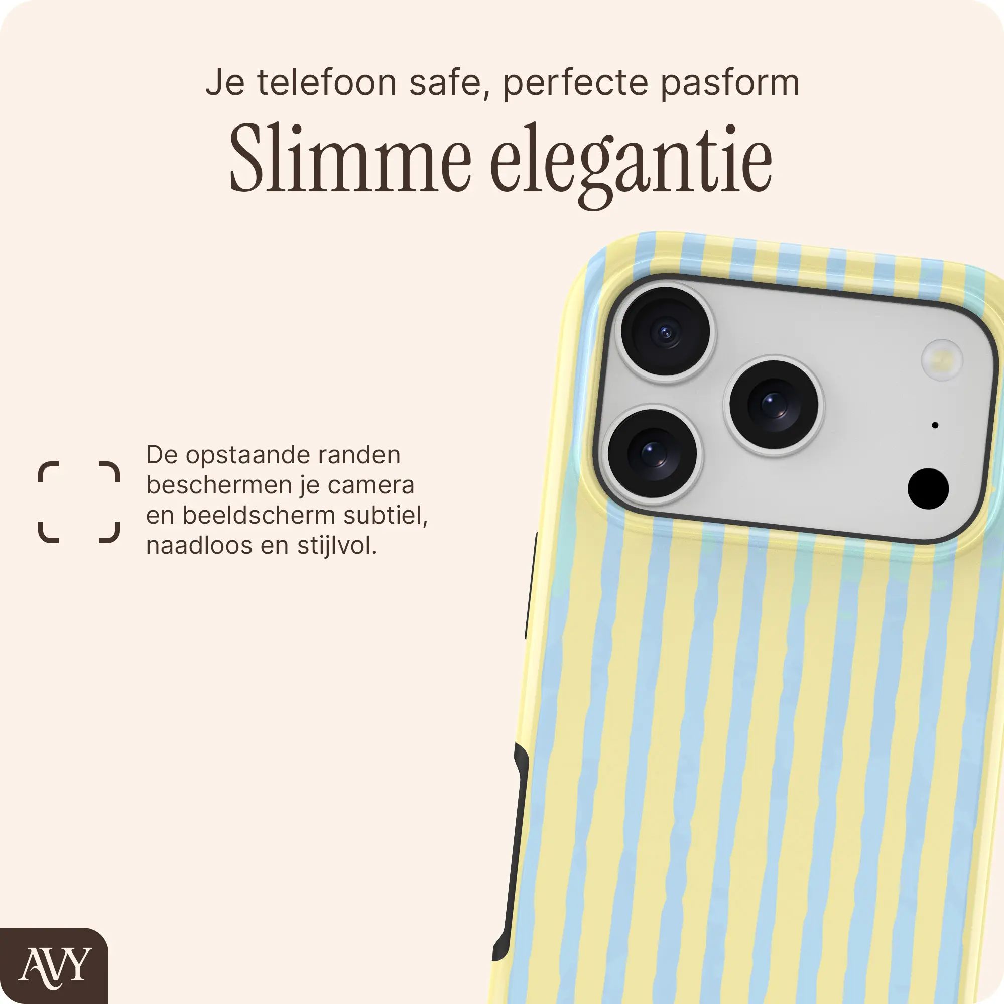 AVY Apple iPhone 18 Pro Hoesje MagSafe Back Cover Lemon Sky afbeelding 5