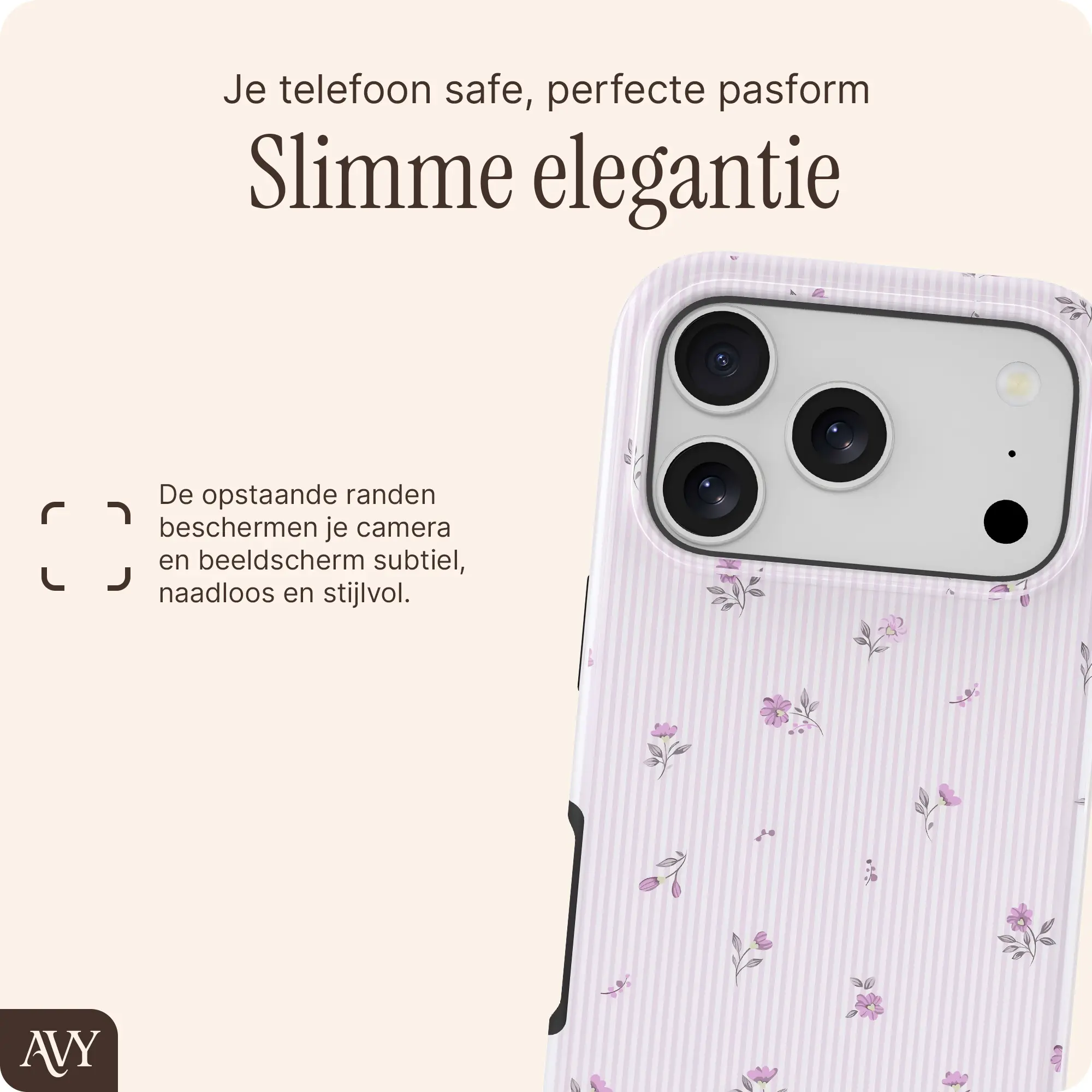 AVY Apple iPhone 18 Pro Hoesje MagSafe Back Cover Lila Dream afbeelding 5