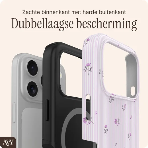 AVY Apple iPhone 18 Pro Hoesje MagSafe Back Cover Lila Dream afbeelding 2