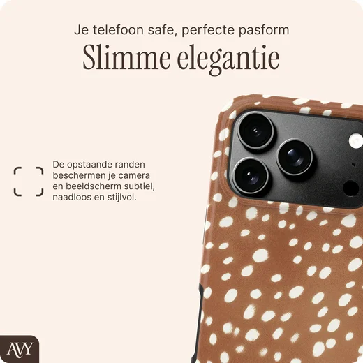 AVY Apple iPhone 18 Pro Hoesje MagSafe Back Cover Bambi afbeelding 5