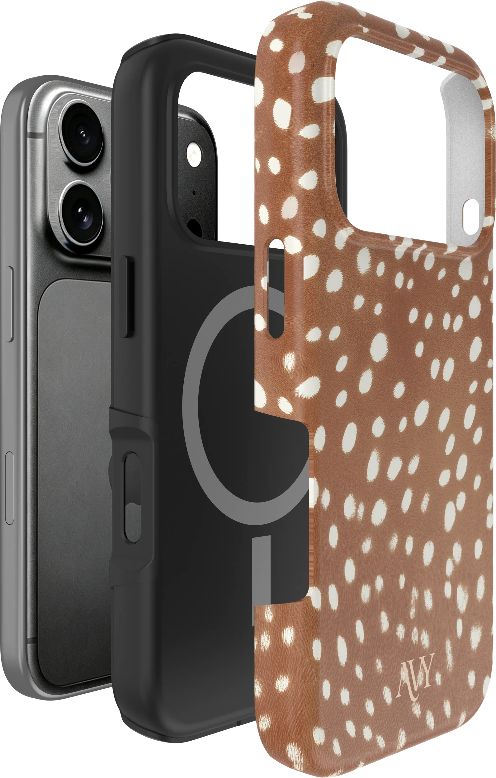 AVY Apple iPhone 18 Pro Hoesje MagSafe Back Cover Bambi afbeelding 7