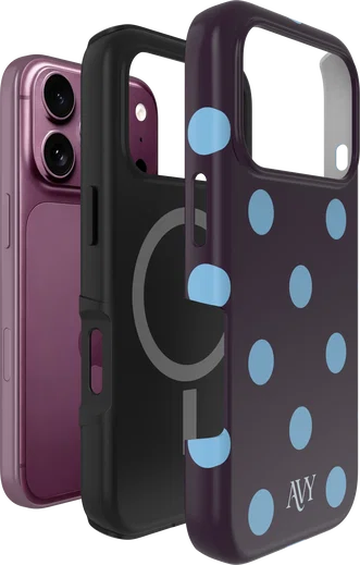 AVY Apple iPhone 18 Pro Hoesje MagSafe Back Cover Blueberry Wine afbeelding 7