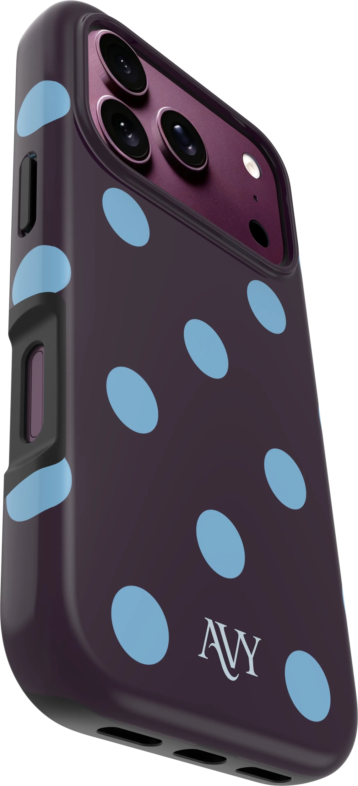 AVY Apple iPhone 18 Pro Hoesje MagSafe Back Cover Blueberry Wine afbeelding 8