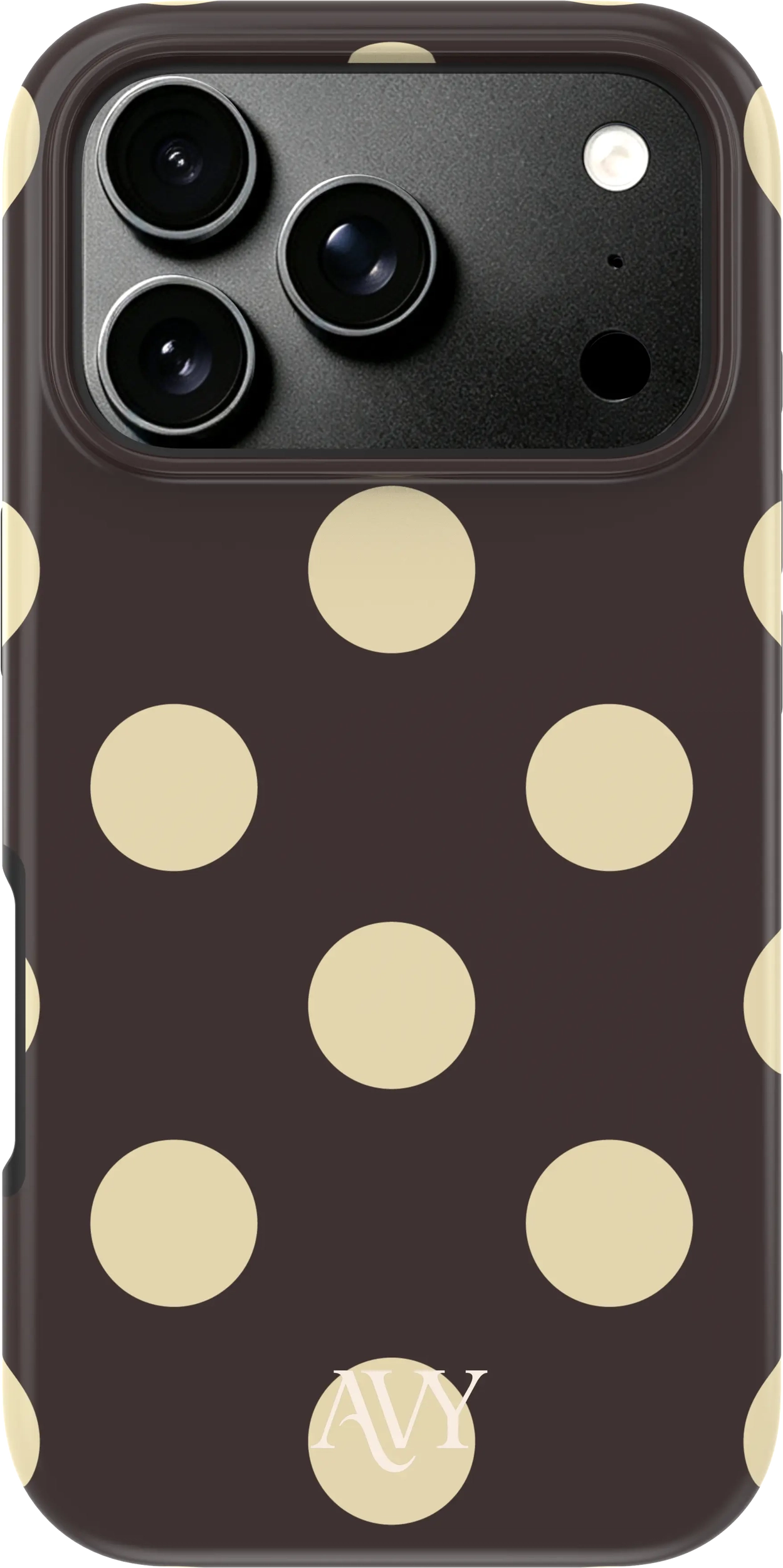 AVY Apple iPhone 18 Pro Hoesje MagSafe Back Cover Tiramisu afbeelding 1