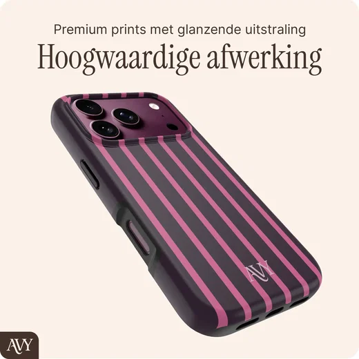 AVY Apple iPhone 18 Pro Hoesje MagSafe Back Cover Cherry Wine afbeelding 6