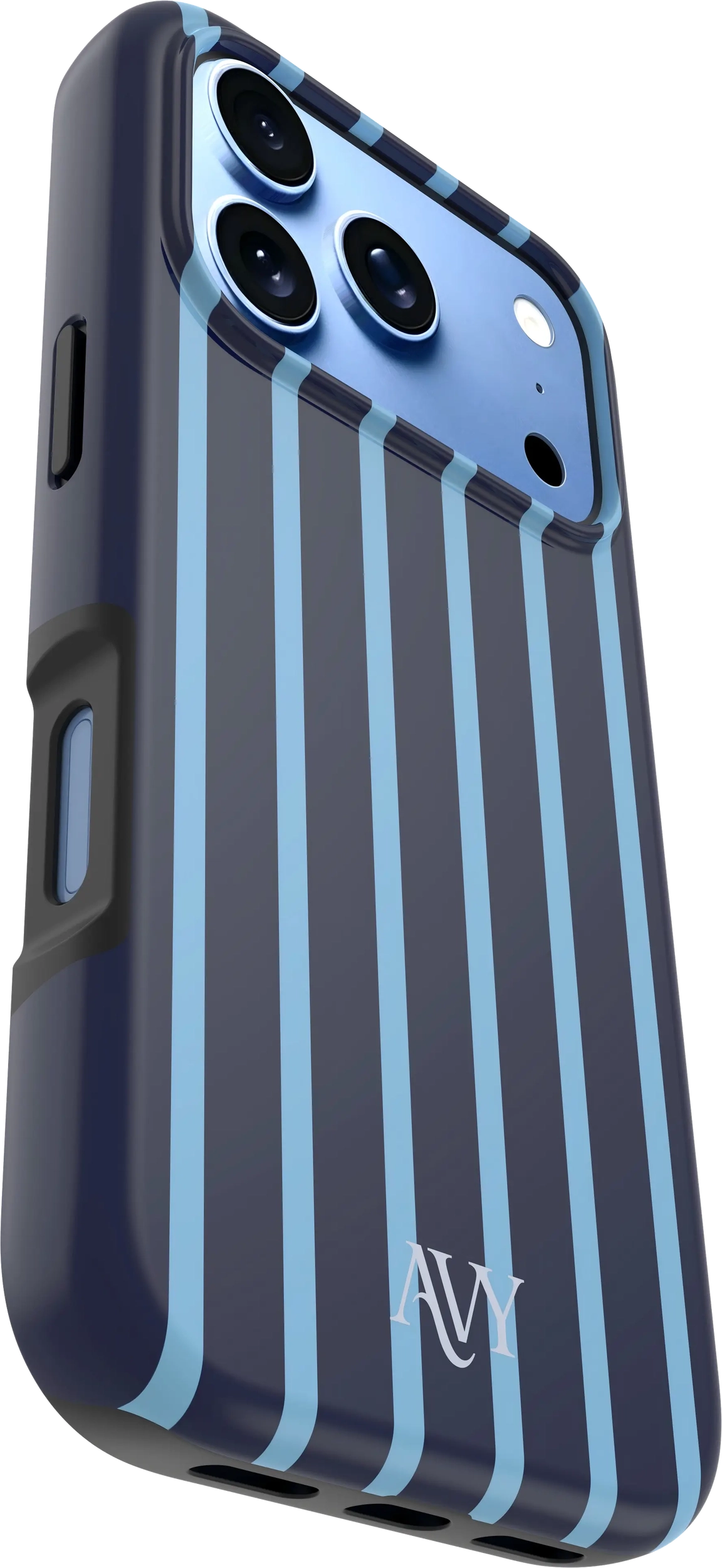 AVY Apple iPhone 18 Pro Hoesje MagSafe Back Cover Blue Society afbeelding 8