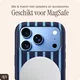 AVY Apple iPhone 18 Pro Hoesje MagSafe Back Cover Blue Society afbeelding 4