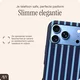 AVY Apple iPhone 18 Pro Hoesje MagSafe Back Cover Blue Society afbeelding 5