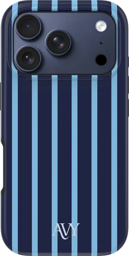 AVY Apple iPhone 18 Pro Hoesje MagSafe Back Cover Blue Society afbeelding 9