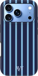 AVY Apple iPhone 18 Pro Hoesje MagSafe Back Cover Blue Society afbeelding