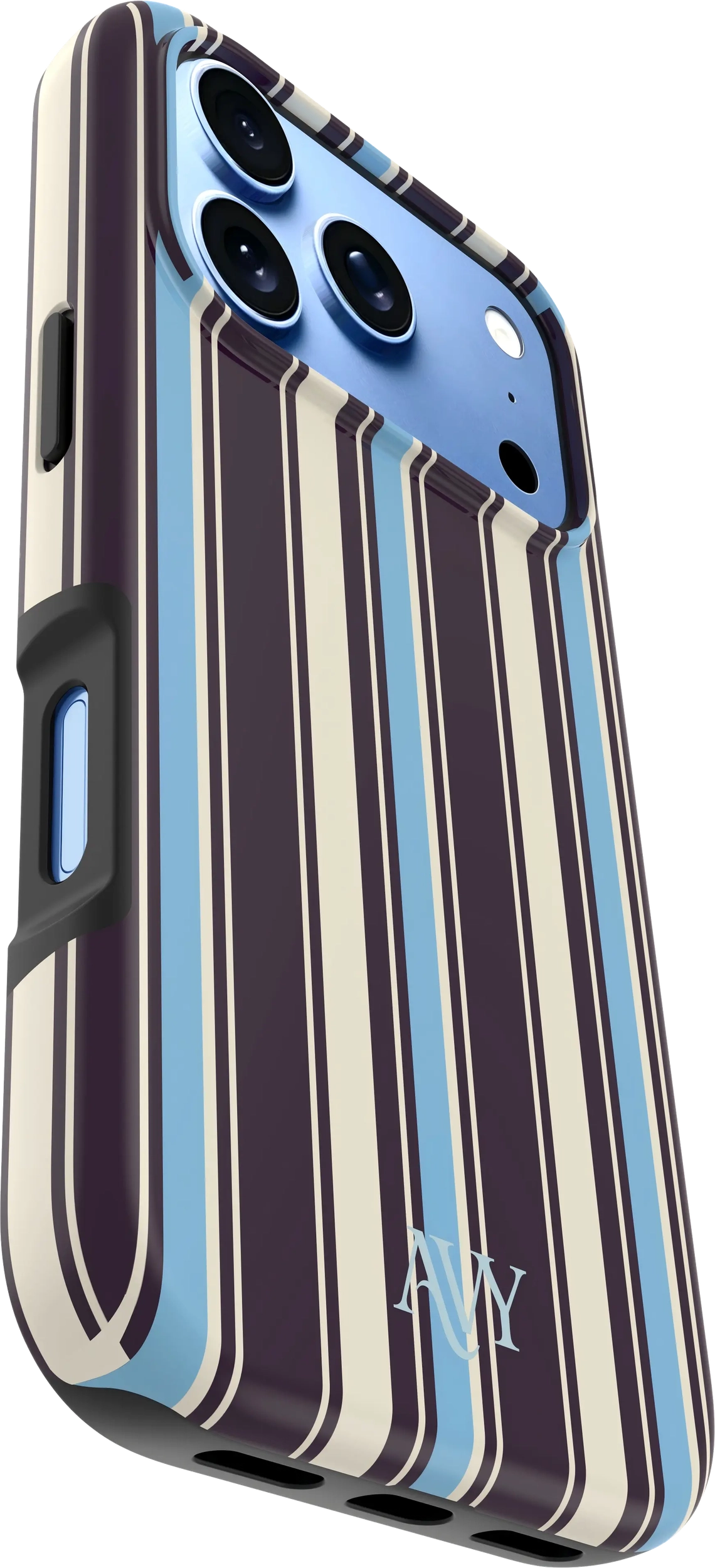 AVY Apple iPhone 18 Pro Hoesje MagSafe Back Cover Oxford Stripe afbeelding 8