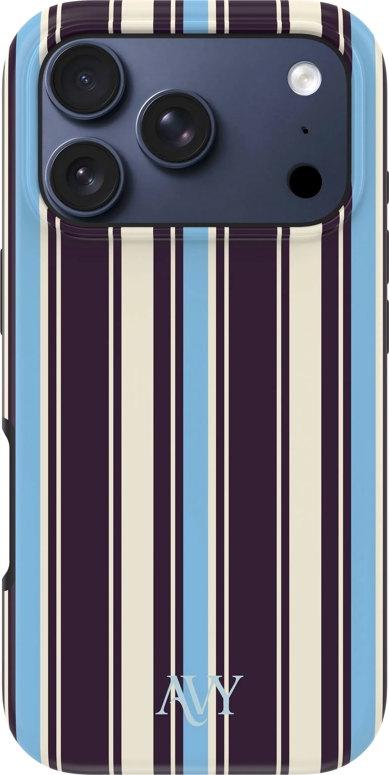 AVY Apple iPhone 18 Pro Hoesje MagSafe Back Cover Oxford Stripe afbeelding 9