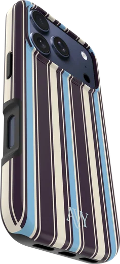 AVY Apple iPhone 18 Pro Hoesje MagSafe Back Cover Oxford Stripe afbeelding 11