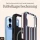 AVY Apple iPhone 18 Pro Hoesje MagSafe Back Cover Oxford Stripe afbeelding 2