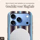 AVY Apple iPhone 18 Pro Hoesje MagSafe Back Cover Oxford Stripe afbeelding 4