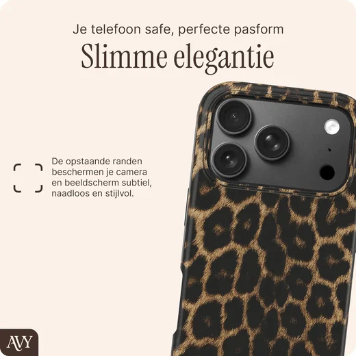 AVY Apple iPhone 18 Pro Max Hoesje MagSafe Back Cover Panthera Chic afbeelding 5