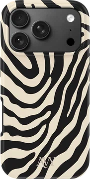 AVY Apple iPhone 18 Pro Max Hoesje MagSafe Back Cover Serengeti Zebra