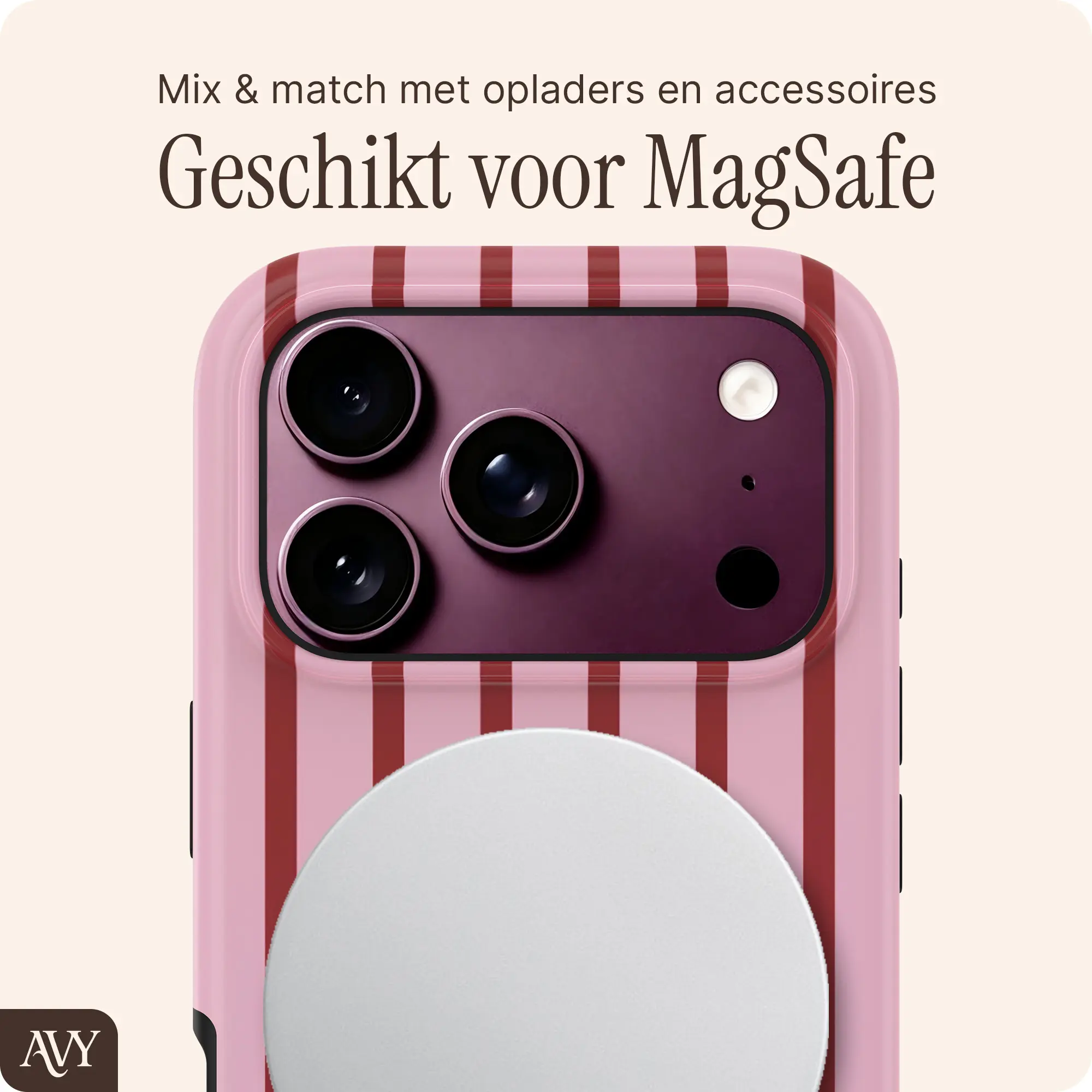 AVY Apple iPhone 18 Pro Max Hoesje MagSafe Back Cover Linea Sol afbeelding 4