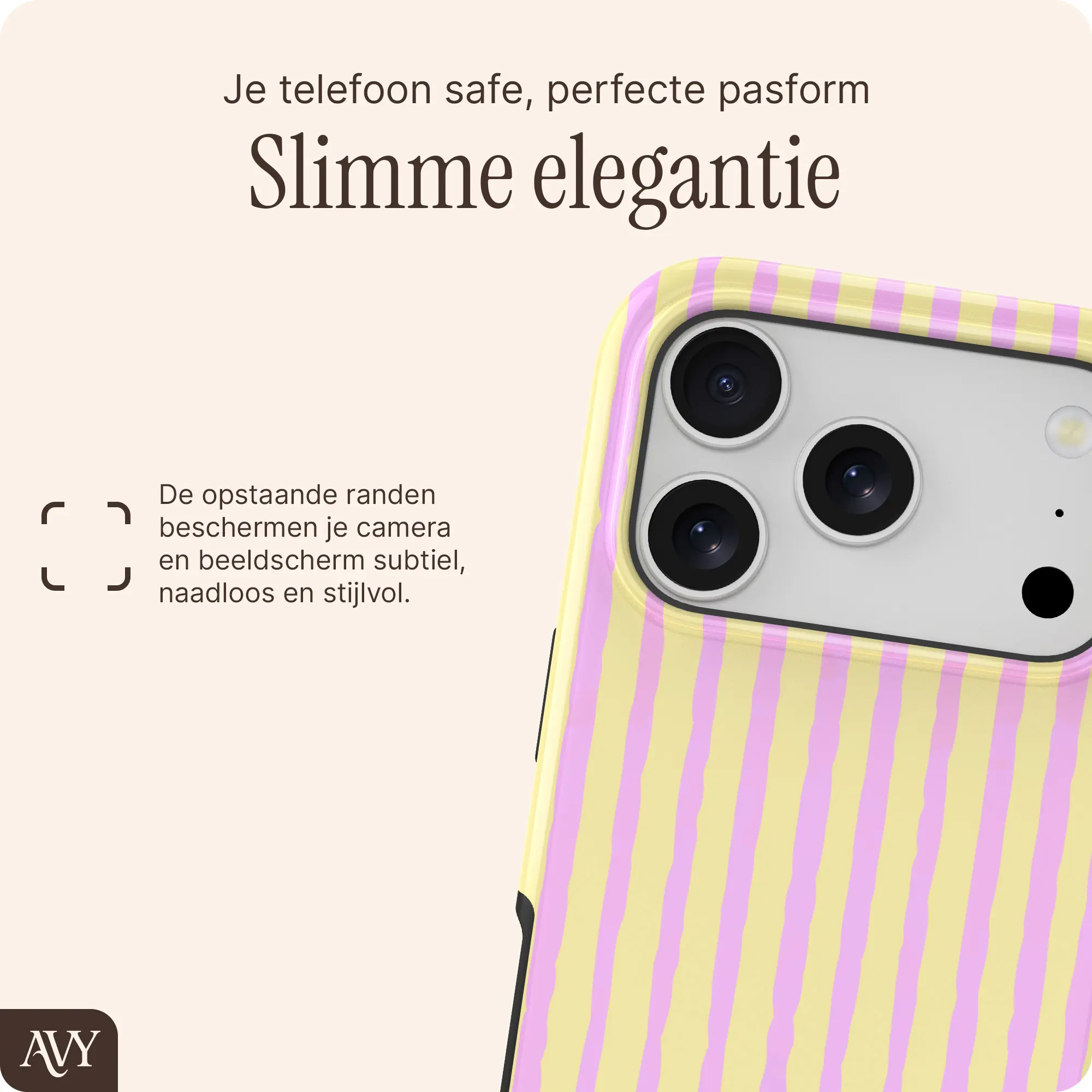 AVY Apple iPhone 18 Pro Max Hoesje MagSafe Back Cover Pink Lemonade afbeelding 5