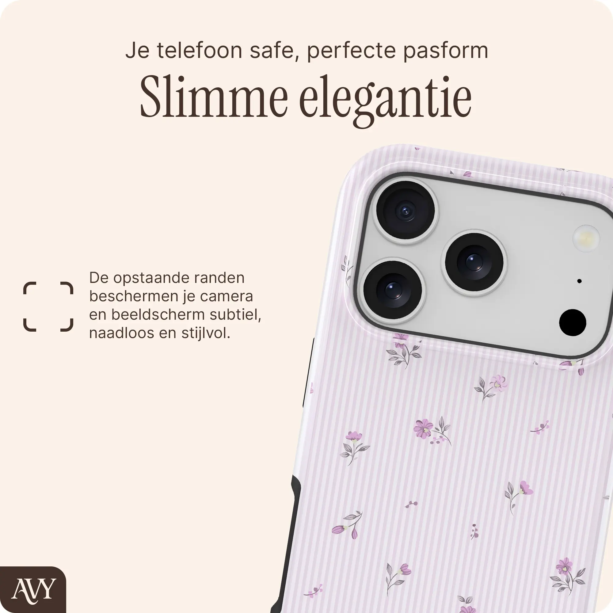 AVY Apple iPhone 18 Pro Max Hoesje MagSafe Back Cover Lila Dream afbeelding 5