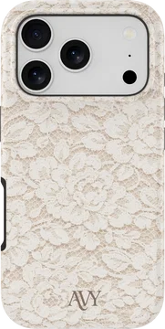 AVY Apple iPhone 18 Pro Max Hoesje MagSafe Back Cover Vintage Lace