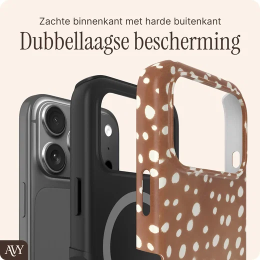 AVY Apple iPhone 18 Pro Max Hoesje MagSafe Back Cover Bambi afbeelding 2