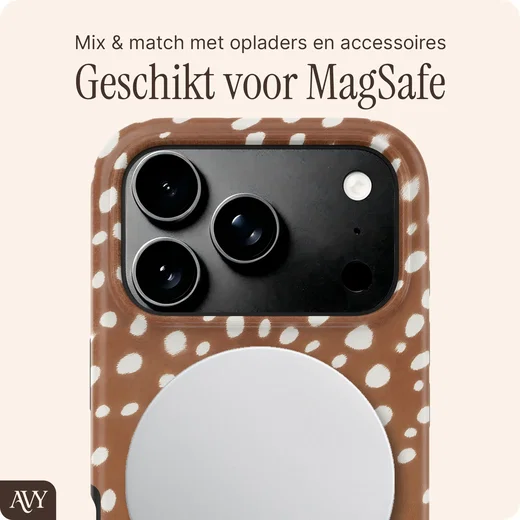 AVY Apple iPhone 18 Pro Max Hoesje MagSafe Back Cover Bambi afbeelding 4