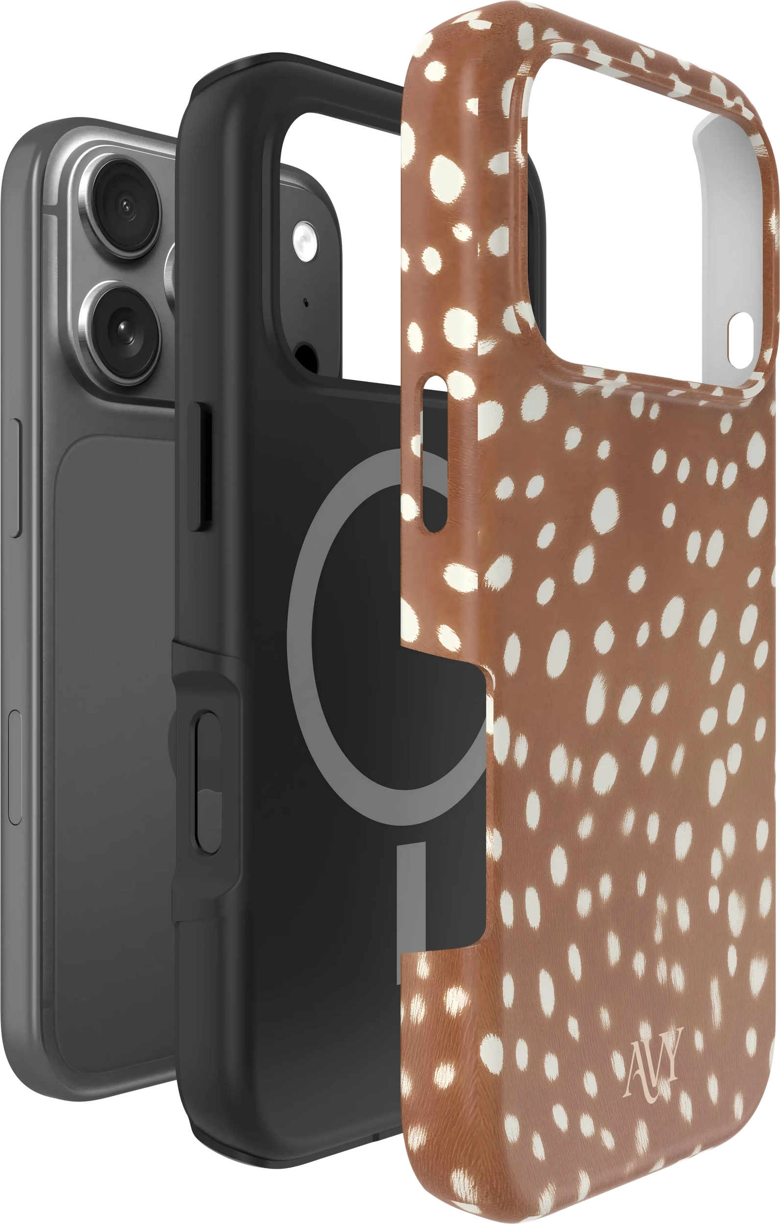 AVY Apple iPhone 18 Pro Max Hoesje MagSafe Back Cover Bambi afbeelding 8