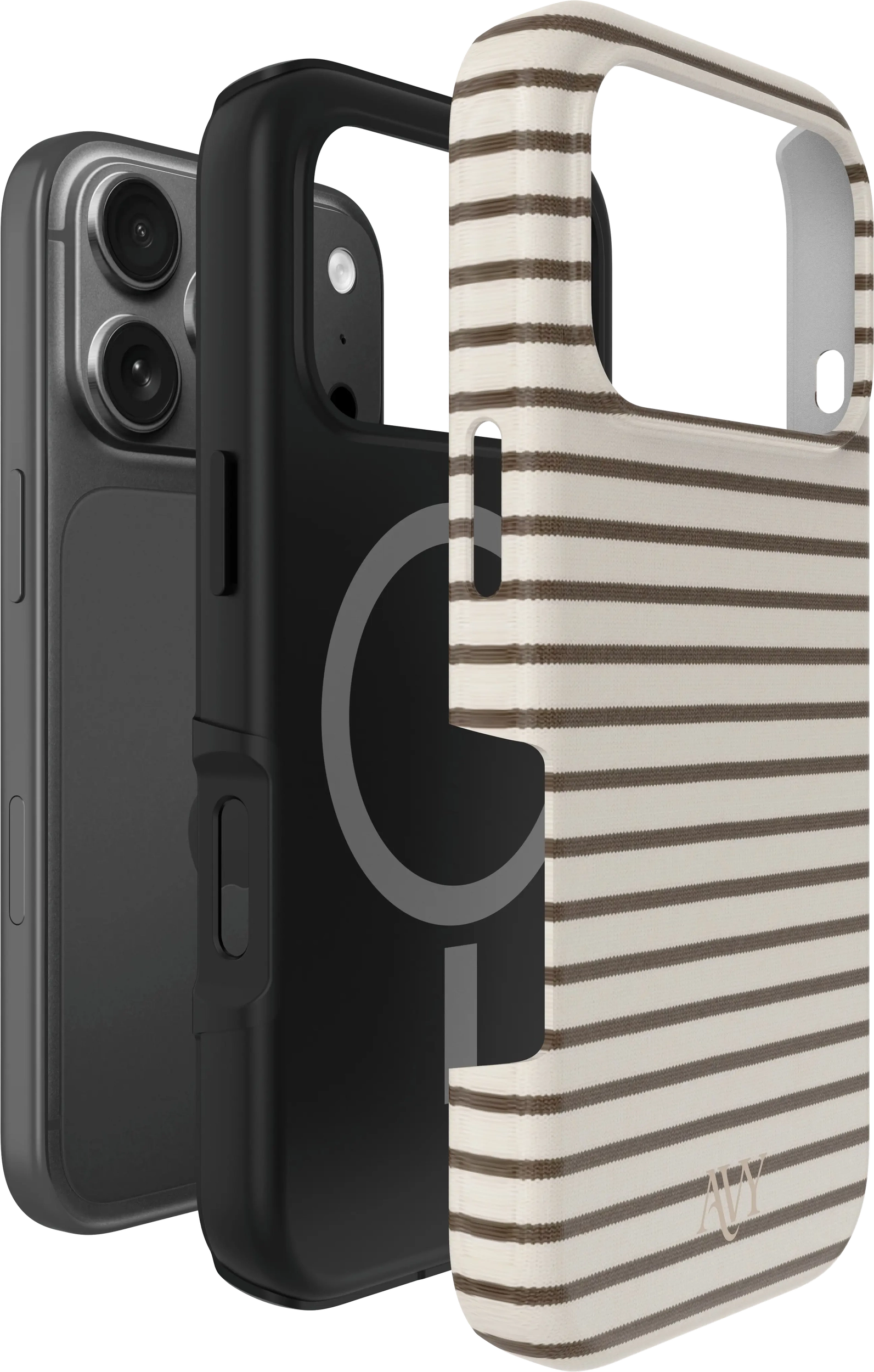 AVY Apple iPhone 18 Pro Max Hoesje MagSafe Back Cover Cafe Creme afbeelding 8