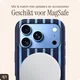 AVY Apple iPhone 18 Pro Max Hoesje MagSafe Back Cover Blue Society afbeelding 4
