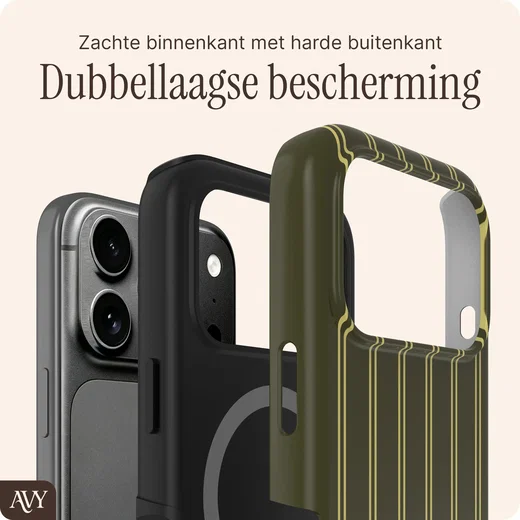 AVY Apple iPhone 18 Pro Max Hoesje MagSafe Back Cover Martini Olive afbeelding 2
