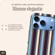 AVY Apple iPhone 18 Pro Max Hoesje MagSafe Back Cover Oxford Stripe afbeelding 5