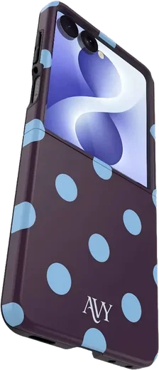AVY Samsung Galaxy Z Flip 8 Hoesje MagSafe Back Cover Blueberry Wine afbeelding 7