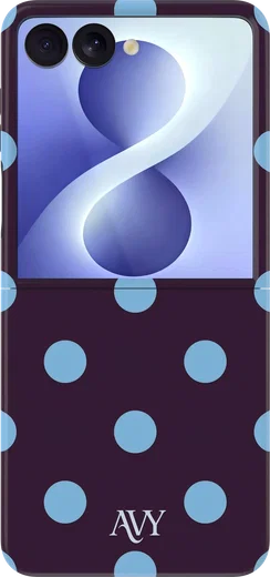 AVY Samsung Galaxy Z Flip 8 Hoesje MagSafe Back Cover Blueberry Wine afbeelding 1