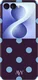 AVY Samsung Galaxy Z Flip 8 Hoesje MagSafe Back Cover Blueberry Wine