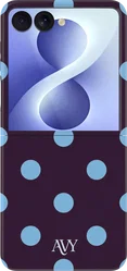 AVY Samsung Galaxy Z Flip 8 Hoesje MagSafe Back Cover Blueberry Wine afbeelding