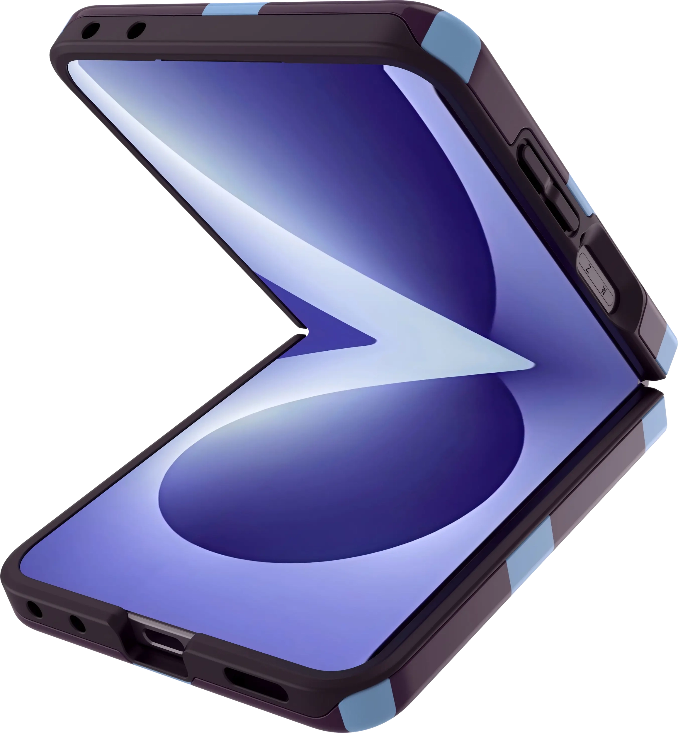 AVY Samsung Galaxy Z Flip 8 Hoesje MagSafe Back Cover Blueberry Wine afbeelding 9